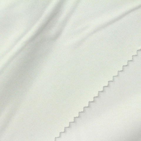 Viscose Cotton Jersey Knit Fabric, 230 gsm, 170 cm — White