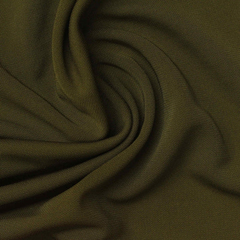 Viscose Stretch Interlock Knit Fabric, 280 gsm, 155 cm — Green, ref EF-263088