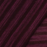 Dark Maroon Horizontal-Stripe Chunky Knit, Poly-Viscose — photo 1