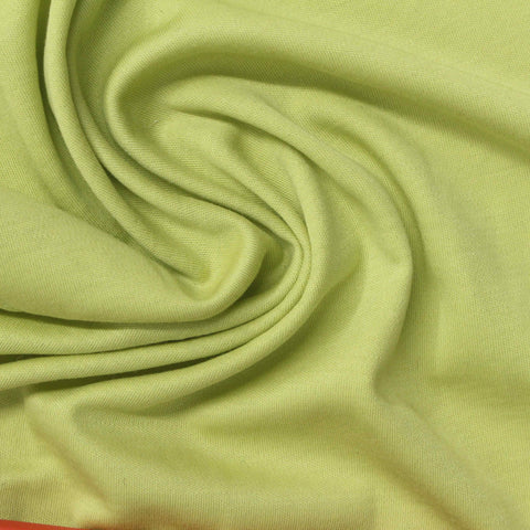 Cotton Tencel Lyocell Interlock Knit Fabric, 170 gsm, 170 cm — Green, ref EF-274527