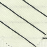 Dark Grey Horizontal-Stripe Rib Knit, Poly-Viscose, 170 gsm — photo 1
