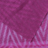 Fuchsia Zigzag Chiffon, Polyester — photo 1