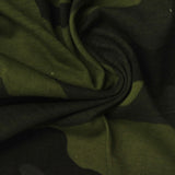 Green Camo Jersey Knit, Cotton-Poly, 150 gsm — photo 1
