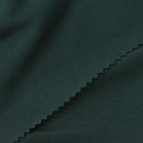 Dark Green Rib Knit, Cotton