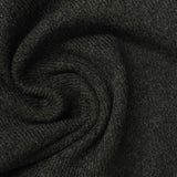Dark Grey Heather Rib Knit, Poly-Viscose, 230 gsm — photo 1