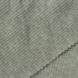 Grey Heathered-Marl Rib Knit, Cotton-Poly, 235 gsm — photo 1