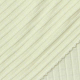 Viscose Stretch Rib Knit Fabric, 280 gsm, 130 cm — White — photo 1