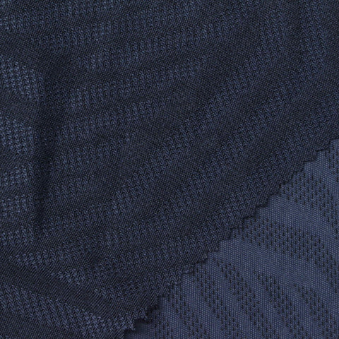 Jacquard 100% Polyester Mesh Fabric, 190 gsm, 185 cm — Navy