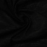Slub 100% Polyester Jersey Knit Fabric, 125 gsm, 160 cm — Black — photo 1