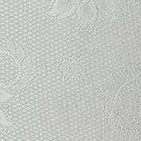 White Geometric-Diamond Warp Knit, Nylon-Spandex — photo 1