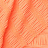 Nylon Stretch Crepe Fabric, 245 gsm, 96 cm — Orange — photo 1