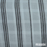 Black Chevron Chiffon, Polyester — photo 1
