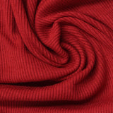 Viscose Stretch Rib Knit Fabric, 270 gsm, 120 cm — Red, ref EF-247940 — photo 1