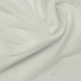 100% Polyester Chiffon Fabric, 24 gsm, 160 cm — White — photo 1