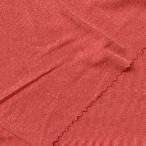 Viscose Stretch Jersey Knit Fabric, 180 gsm, 175 cm — Red