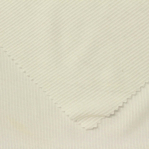 Polyester Viscose Rib Knit Fabric, 144 gsm — Beige
