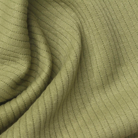 Jacquard Polyester Stretch Chunky Knit Fabric, 350 gsm, 175 cm — Khaki