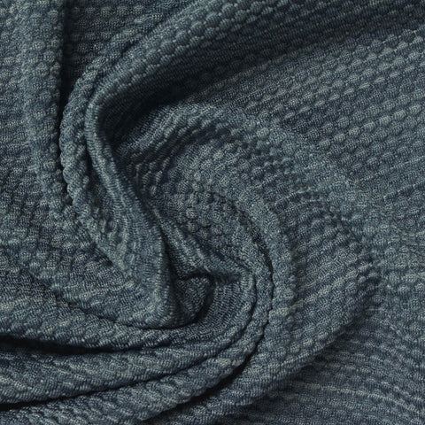 Navy Dots Jacquard, Polyester, 250 gsm