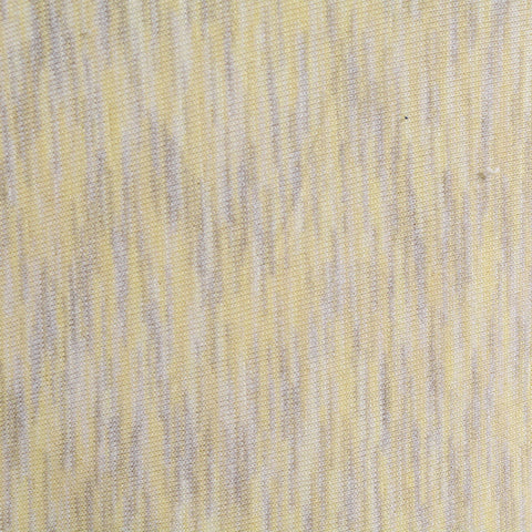 Light Yellow Marl Chunky Knit, Poly-Viscose, 162 gsm