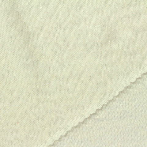 Light Cream Marl Jersey Knit, Linen