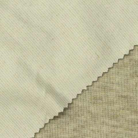 Light Green Marl Interlock Knit, Polyester, 200 gsm