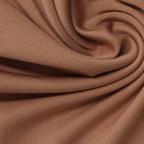 Polyester Stretch Knit Fabric, 270 gsm, 165 cm — Brown