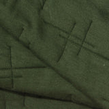 Dark Olive Geometric Jacquard, Poly-Cotton — photo 1