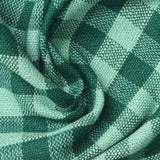 Green Check Woven, Viscose-Cotton — photo 1