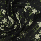 White Flowers Knit, Polyester — photo 1