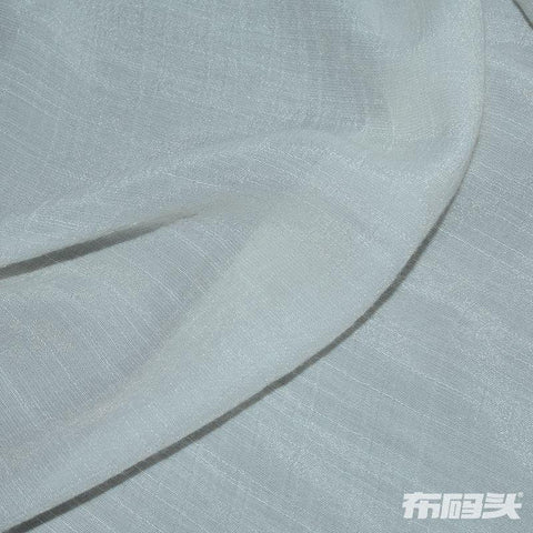 Slub Viscose Polyester Woven Fabric, 85 gsm, 142 cm — Grey
