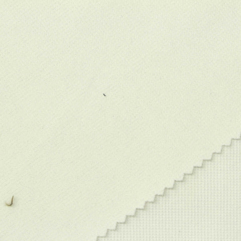 Polyester Viscose Stretch Waffle Knit Fabric, 265 gsm, 160 cm — White