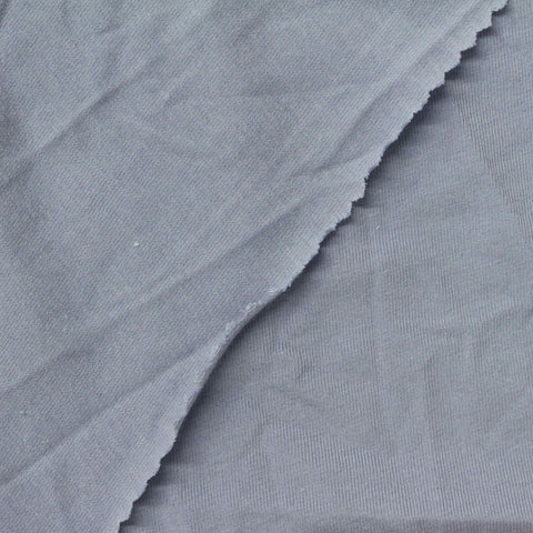Cotton Stretch Jersey Knit Fabric, 130 gsm, 155 cm — Blue