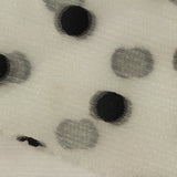 Black Polka-Dot Jacquard, Viscose-Nylon — photo 1