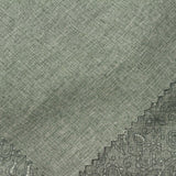 Muted Green Paisley Linen-Look, Poly-Viscose — photo 1