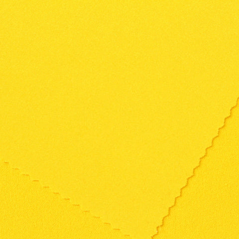 Polyester Stretch Linen-Look Fabric, 280 gsm, 160 cm — Yellow