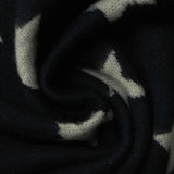 White Stars Interlock Knit, Poly-Viscose — photo 1