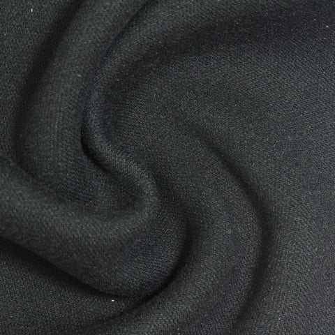 Velvet Fabric, 500 gsm, 185 cm — Black