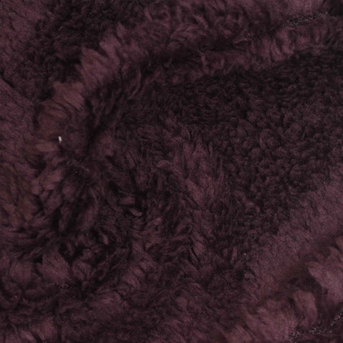 100% Polyester Minky Fabric, 230 gsm, 142 cm — Purple