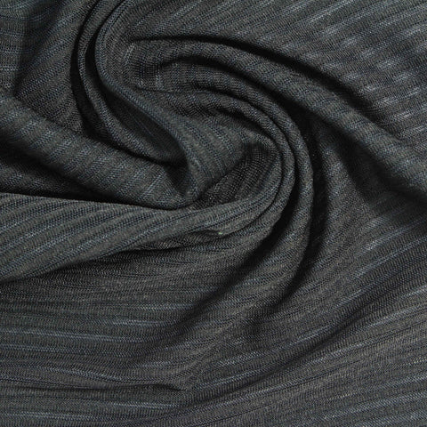 Dark Grey Marl Jersey Knit, Polyester, 135 gsm, 155 cm