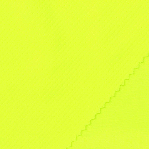 100% Polyester Birdseye Knit Fabric, 150 gsm, 190 cm — Yellow