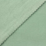 Polyester Cotton Stretch Velvet Fabric, 400 gsm, 155 cm — Green — photo 1
