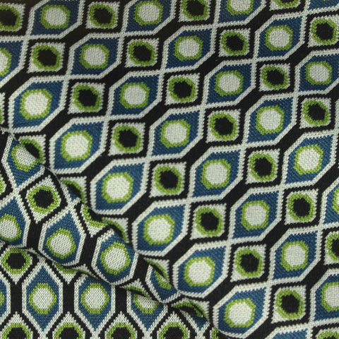 Jacquard Polyester Viscose Stretch Ponte Knit Fabric, 350 gsm, 140 cm — Multi