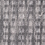 Dark Grey Geometric Interlock Knit, Poly-Cotton — photo 1