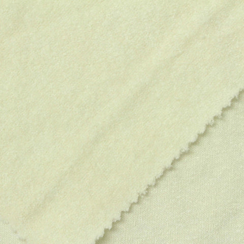 Viscose Polyester Blend Stretch French Terry Fabric, 290 gsm, 188 cm — Khaki