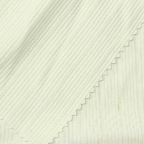 Off-White Ribbed Rib Knit, Polyester
