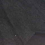 Polyester Cotton French Terry Fabric, 325 gsm, 180 cm — Black — photo 1