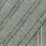 Black Vertical-Stripe Jersey Knit, Cotton, 240 gsm — photo 1