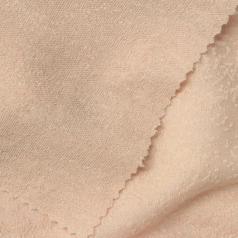 Light Beige Tone-on-Tone Pointelle Knit, Polyester