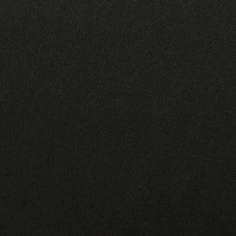 100% Polyester Interlock Knit Fabric, 140 gsm, 180 cm — Black