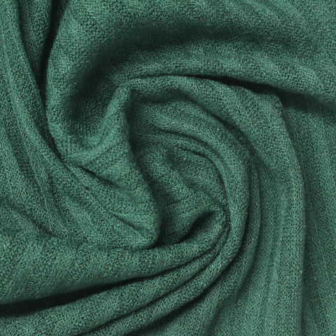 Viscose Polyester Rib Knit Fabric, 190 gsm — Green